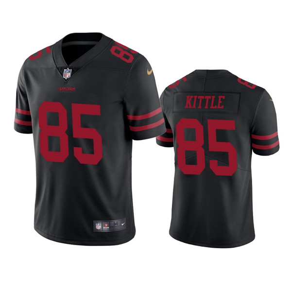 Toddlers San Francisco 49ers #85 George Kittle Black Vapor Untouchable Limited Football Stitched Jersey